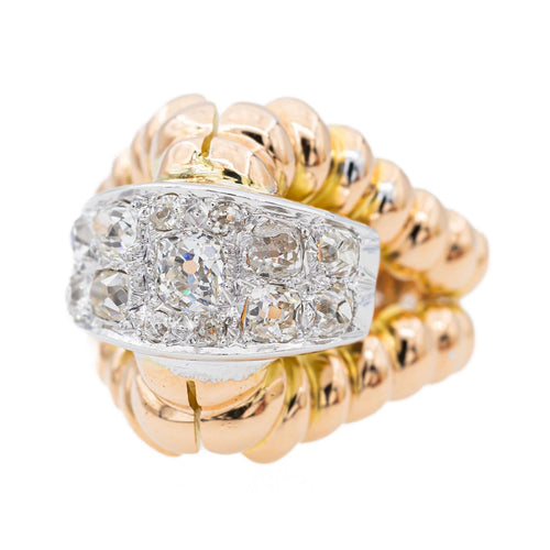 Anel Ouro rosa, Platina, Ouro amarelo Diamante 