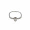 Bague 51 DINH VAN - Bague Le Cube PM or blanc et diamants 58 Facettes 76387