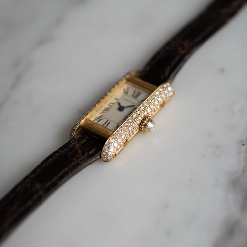 CARTIER - Klocka Tank Mini Allongée 