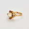Bague 52 Bague or jaune, perle de culture et rubis 58 Facettes PAL30165