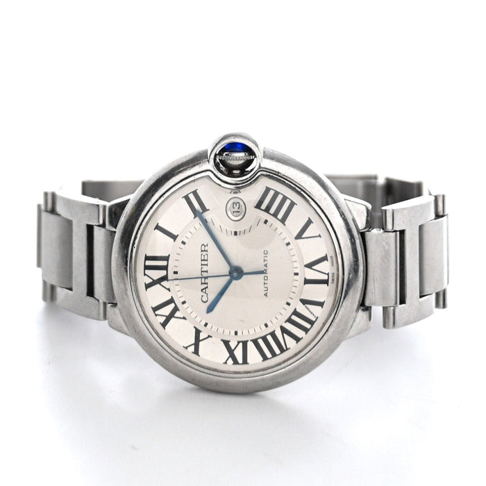 Montre CARTIER - Montre Ballon Bleu 42 mm Acier Argenté 58 Facettes 91948