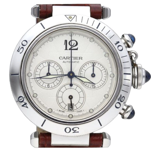 Montre Cartier Montre Pasha Chronograph 58 Facettes MT42514