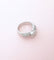 Bague 54 Bague Fleur or blanc diamants 58 Facettes AA 1654