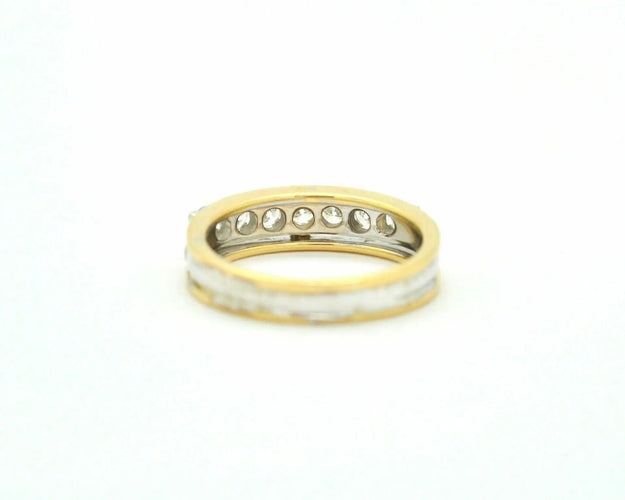 Bague Bague rivière Recarlo en or blanc et jaune 58 Facettes 9940