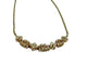 Collier Collier vintage italien en or jaune et blanc avec diamants naturels de 3,0 ct 58 Facettes