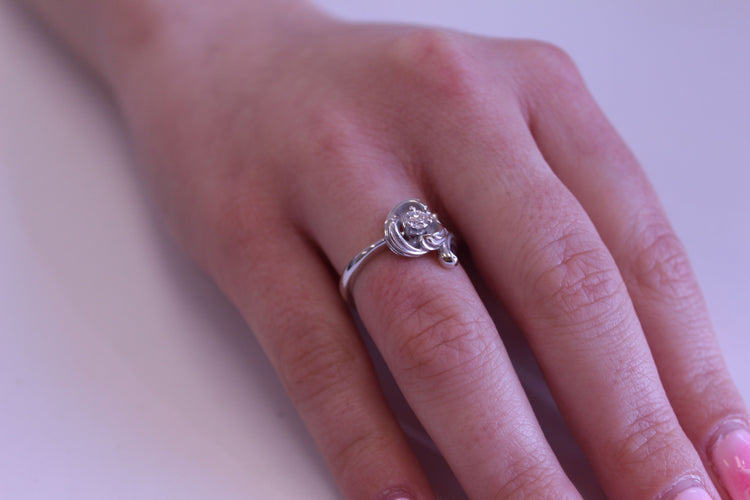 Bague 54 Carrera Y Carrera - Bague or blanc 58 Facettes DA14058020101