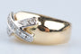 Bague 53 Bague 18 carats Or jaune Or blanc 0.88 ct Diamant 58 Facettes BGDIAMCH-107