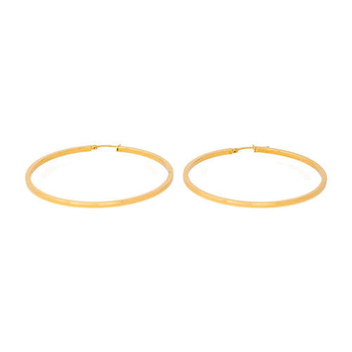 Boucles d'oreilles Boucles d'oreilles Créoles  Or jaune 58 Facettes 4615246CN