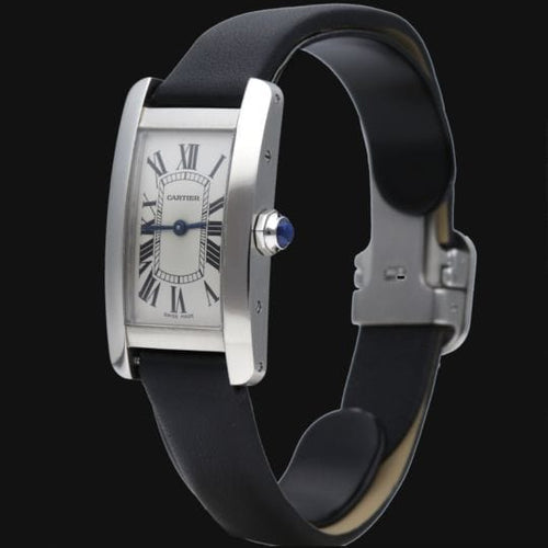 Montre Cartier Montre Tank Américaine Pm 58 Facettes MT43938