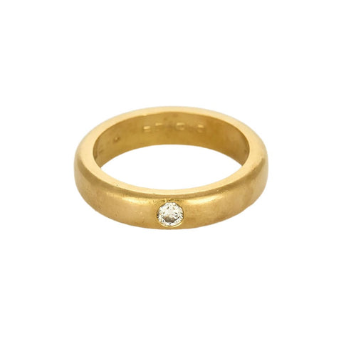 Bague 62 Bague jonc en or jaune et diamant 58 Facettes SQU3662X3