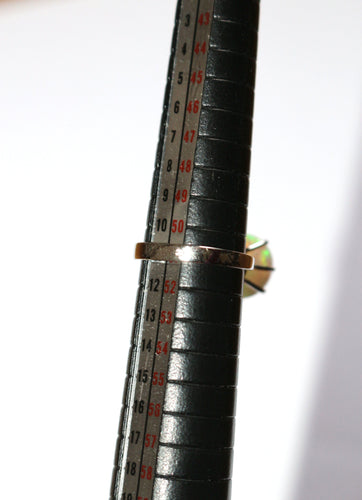 Bague 51 Bague en or blanc Opale et diamants 58 Facettes 585