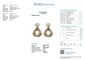 Boucles d'oreilles Boucles d'oreilles or jaune avec diamants naturels de 2,50 carats certifiés HRD 58 Facettes