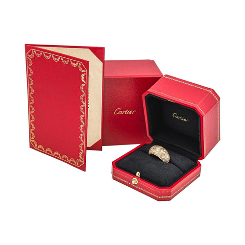 Bague 53 Cartier Bague Cocktail Sauvage Or jaune Diamant 58 Facettes 4901197CN