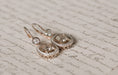 Boucles d'oreilles Boucles d'oreilles anciennes diamants old mine cut 58 Facettes