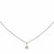 Collier Collier Solitaire Or blanc Diamant 58 Facettes 3747943CN