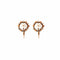 Boucles d'oreilles Paire de dormeuses anciennes, ornées de perles 58 Facettes