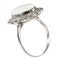 Bague 60 Élégance classique : l'attrait intemporel d'une bague opale vintage des années 1950 58 Facettes 17226-0017