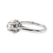 Bague 51 Bague Solitaire Or blanc Diamant 58 Facettes 578058CD