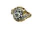 Bague 50 Bague ancienne en or jaune et platine sertie d'un diamant 58 Facettes 4180