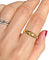Bague 53.5 Bague, en or jaune 18k 58 Facettes