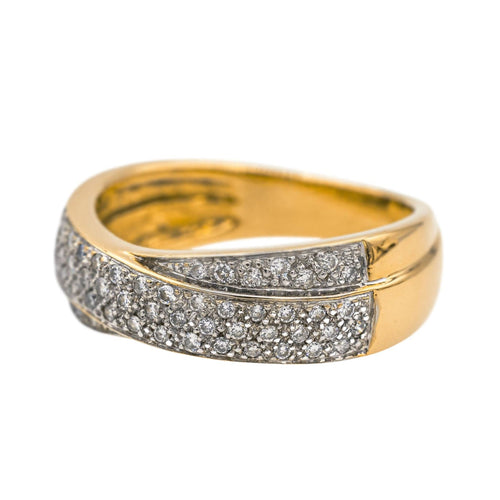 Bague 54 Bague Or jaune Diamant 58 Facettes 3855439CN