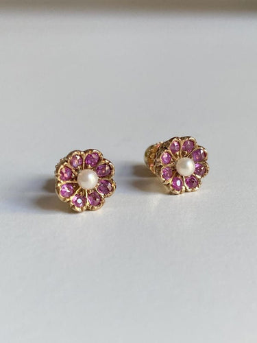 Boucles d'oreilles Boucle d'oreilles anciennes de travail Portugais en or jaune 19,2k 58 Facettes