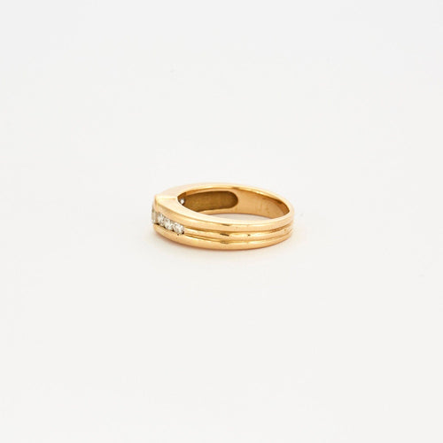 Bague Solitaireor jaune diamant 58 Facettes LP593/10