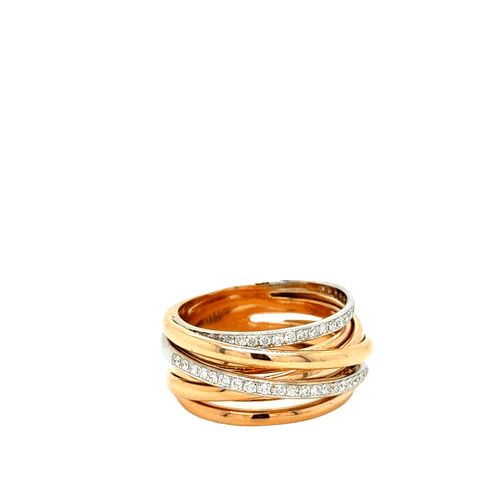 Bague 56 Bague Or Rose et Diamants 58 Facettes 1.0000227/4