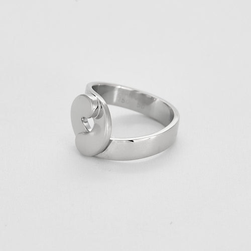 Bague 50 Dinh Van - Double Sens - Bague en or blanc 58 Facettes CHAT1323X2