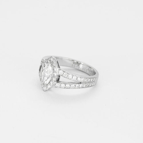 Bague 53 BOUCHERON - Eternelle Grace - Bague en Platine Diamant 58 Facettes 250273