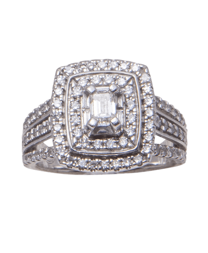 Bague Archi Duchesse Or blanc 18K Diamant