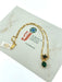 Collier Collier en or jaune tourmaline, indicolite et diamants 58 Facettes