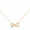 Ginette NY Collier Pendentif Mini bow Or rose 58 Facettes 2678581CN