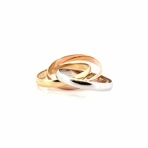 Bague 53 Alliance 3 ors 18 carats 58 Facettes