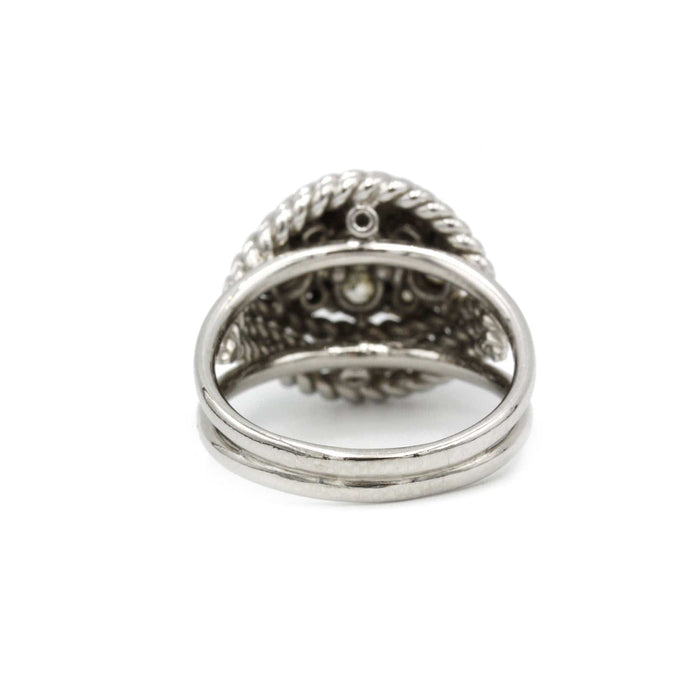 Bague platine diamants 58 Facettes 240361R