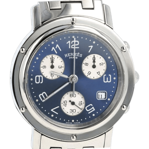 Montre Hermes Montre Clipper Chronograph 58 Facettes MT44630