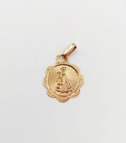 Pendentif Petite Médaille religieuse victorienne or rose 58 Facettes A05624