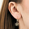 Boucles d'oreilles Paire de pendants d'oreilles deux ors, vers 1900, travail français 58 Facettes