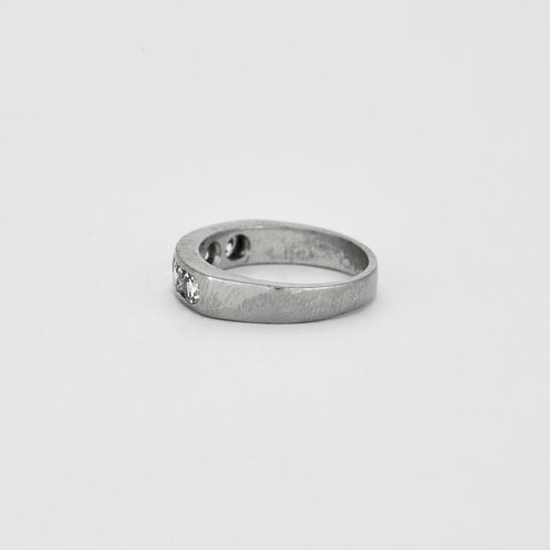 Bague jonc avec diamants 58 Facettes 240250