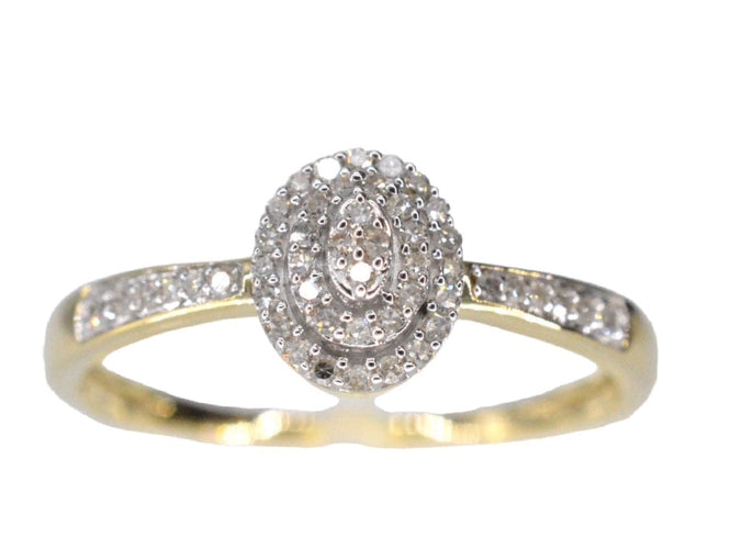 Bague Bague entourage en or avec diamants 58 Facettes 2100
