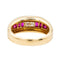 Bague 54 Bague Or jaune Diamant, Rubis 58 Facettes 3182207CN