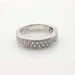 Bague 52 Bague or blanc diamants 58 Facettes