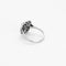 Bague 56 Bague en or blanc, saphir et diamants 58 Facettes B250363