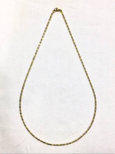 Collier Chaine Or Jaune Et Blanc 58 Facettes 956277