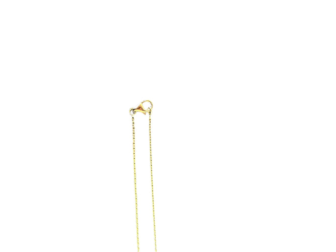 Collier Pendentif et chaîne or jaune diamants 58 Facettes PeDam01