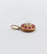 Pendentif Pendentif cible victorien or jaune, perle et rubis (circa 1880) 58 Facettes A06148