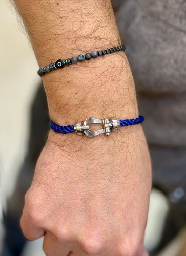 Bracelet Bracelet Fred force 10 en or blanc 18 carats 58 Facettes