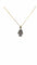 Gouden en diamanten Hand van Fatima ketting en hanger