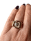 Bague 53 Bague tank noeud or rose et diamant - 1940 58 Facettes 1.0002377/1