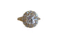 Bague 53.5 Antique yellow gold diamond ring 58 Facettes